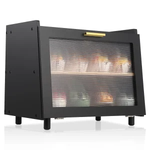 Double Layer Large Bamboo Bread Box