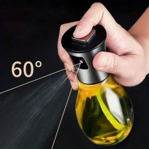 Oil Sprayer/ Mister, 200ml, 304 Stainless Steel & Glass, w/ Free Funnel